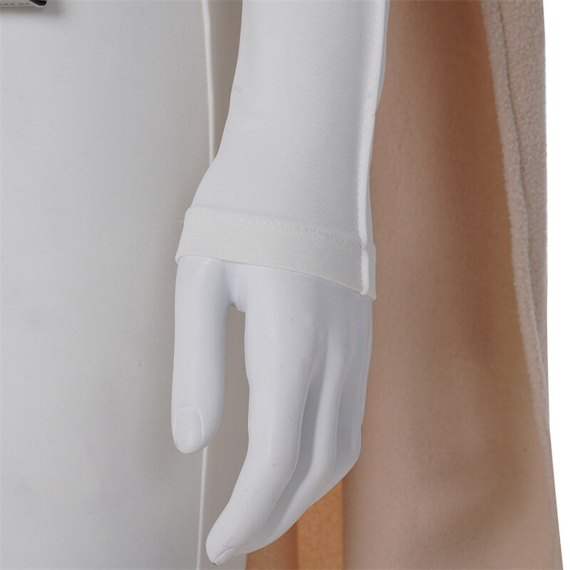Star Wars Padme Amidala Costumes Padme Cosplay White Battle Outfits New Version ACcosplay