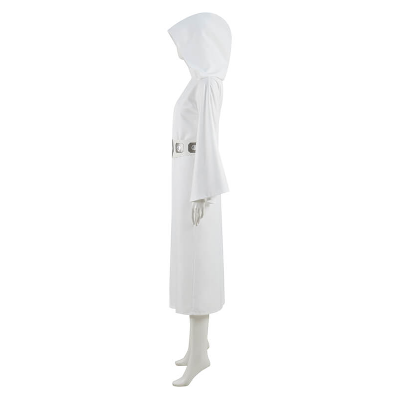 Star Wars Princess Leia White Robe Halloween Cosplay Outfit ACcosplay