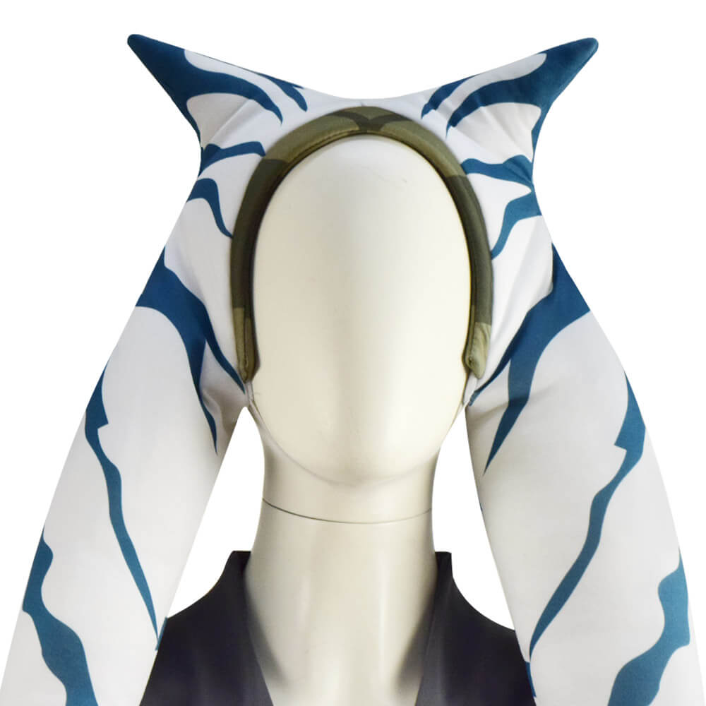 Star Wars Rebels Ahsoka Tano Cosplay Halloween Costume Adults