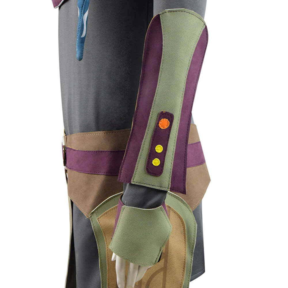 Star Wars Rebels Ahsoka Tano Cosplay Halloween Costume Adults