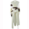 Star Wars The Rise Of Skywalker Rey Cosplay Costume White Outfit Full Set 2019 - ACcosplay