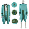 Stede Bonnet Costume Our Flag Means Death Season 1 Cosplay Teal Pirate Coat Suit Outfit