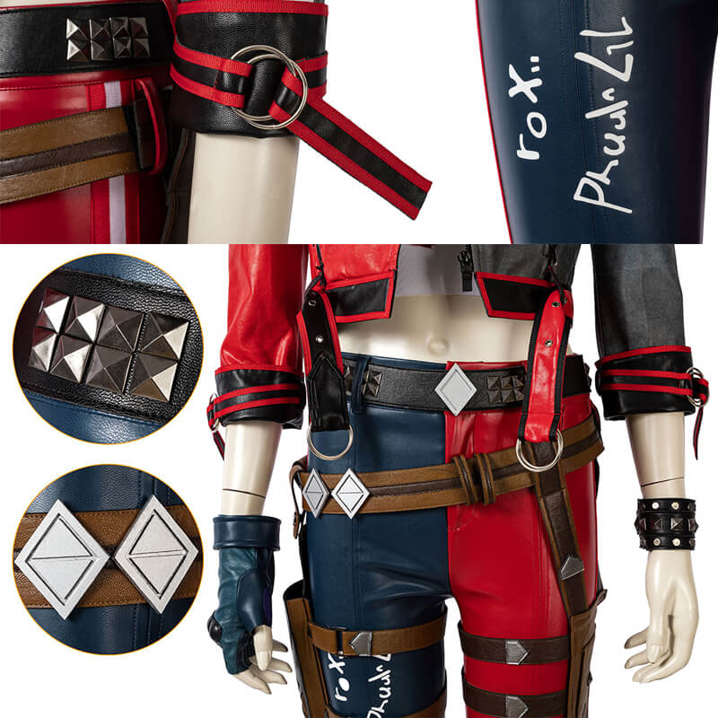 Harley Quinn Costumes Suicide Squad Kill the Justice League Cosplay Outfit Halloween Suit
