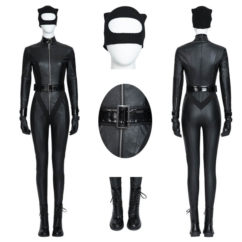 The Batman New Catwoman Cosplay Costumes Super Heroine Halloween Catwomen Suit