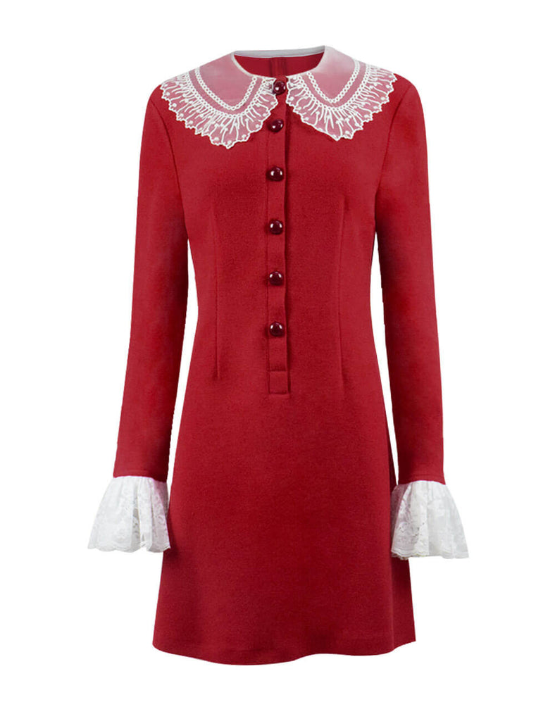 The Chilling Adventures of Sabrina Red Dress Cosplay Halloween Costume - ACcosplay