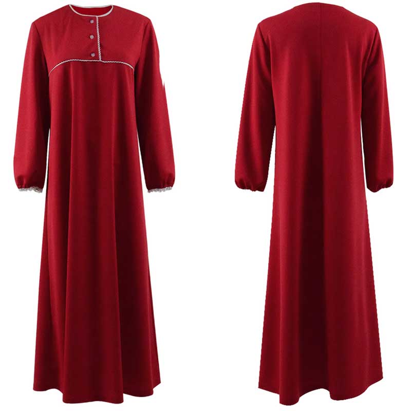 ACcosplay The Conjuring 2 Costume Red Sleep Dress Pajamas Skirt Cosplay - ACcosplay