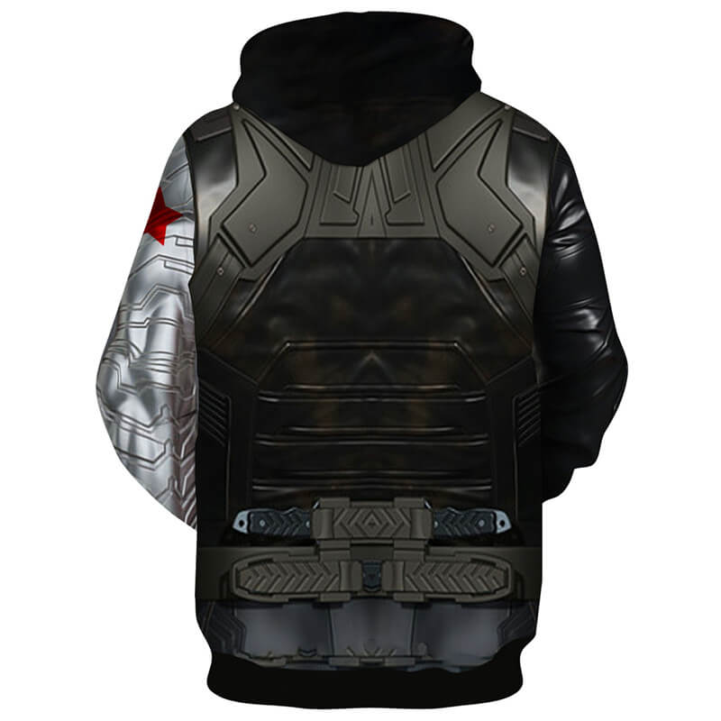 The Falcon and the Winter Soldier Hoodies Cosplay Jacket Halloween Sweatshirt Pullover