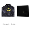 The Flash Batman Bruce Wayne Suit Halloween Cosplay Costume with Cloak