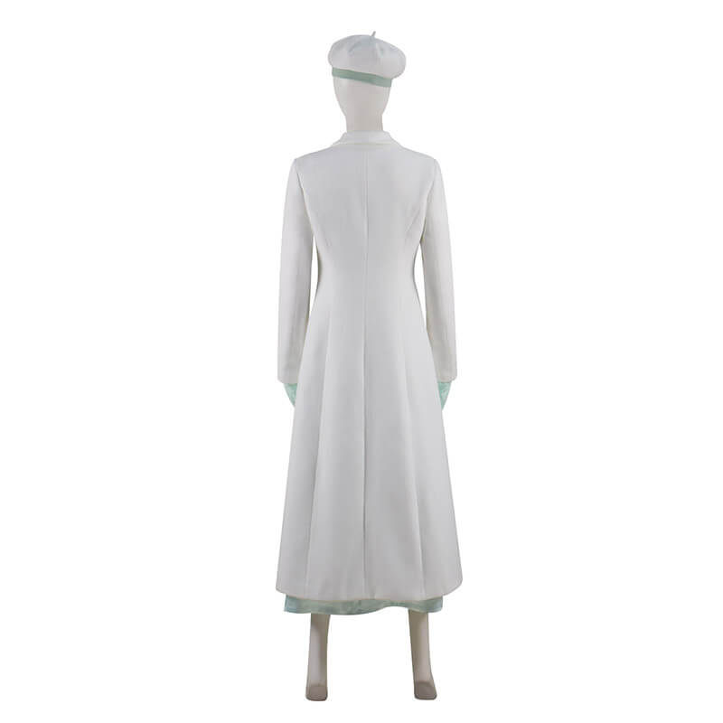 The Marvelous Mrs. Maisel Season 4 Mrs. Maisel White Coat Cosplay Costumes