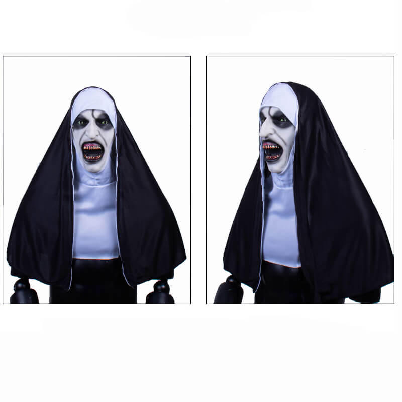 The Nun Mask Scary Women Halloween Cosplay Costumes Prop ACcosplay
