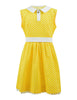 Disney Toy Story 4 Gabby Gabby Dotted Yellow Dress Cosplay Costume Kids Children - ACcosplay