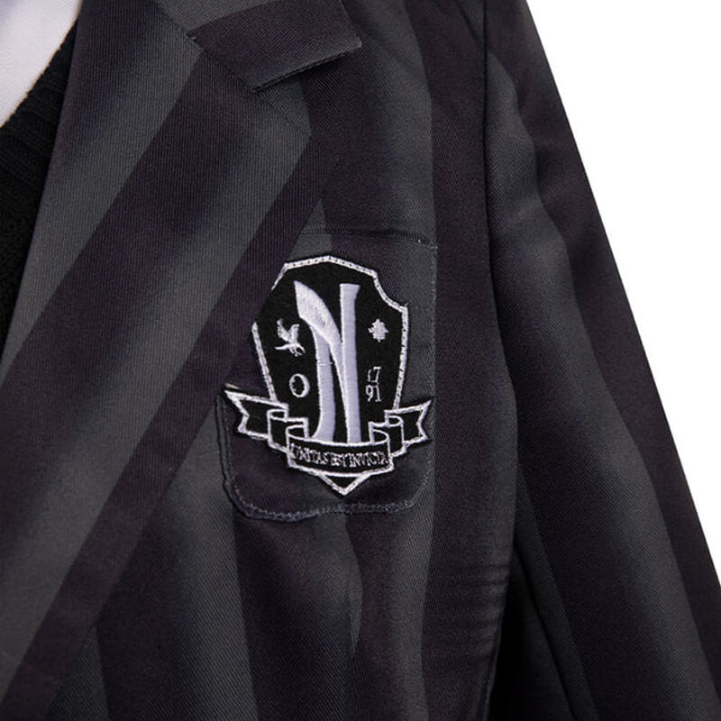 Wednesday Costume The Addams Family Wednesday Addams Costumes Black School Uniform