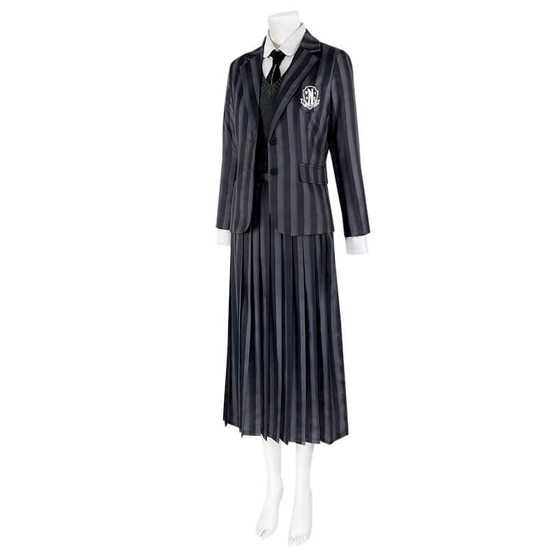 Wednesday Costume The Addams Family Wednesday Addams Costumes Black School Uniform