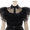 Wednesday Addams Dress 2022 Wednesday Addams Raven Black Party Dance Dress Cosplay Costumes