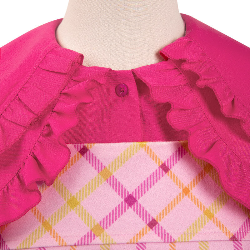 2022 Wednesday Enid Dress Wednesday Addams Enid Pink Dress Outfit Cosplay Costume