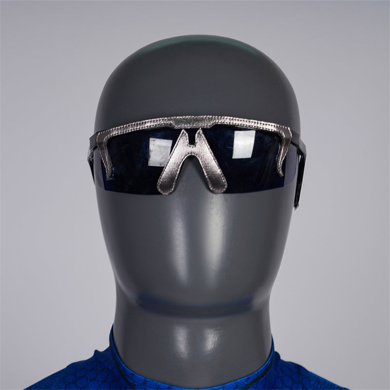 The Boys Reggie Franklin A-Train Cosplay Costume The Seven Member Superhero Jumpsuit