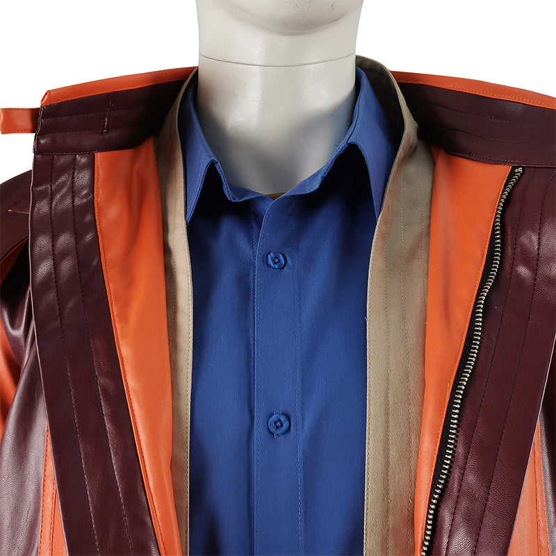 Andor Costume Star Wars Drama Series Andor Cassian Cosplay Leather Jacket Uniform Halloween Outfit