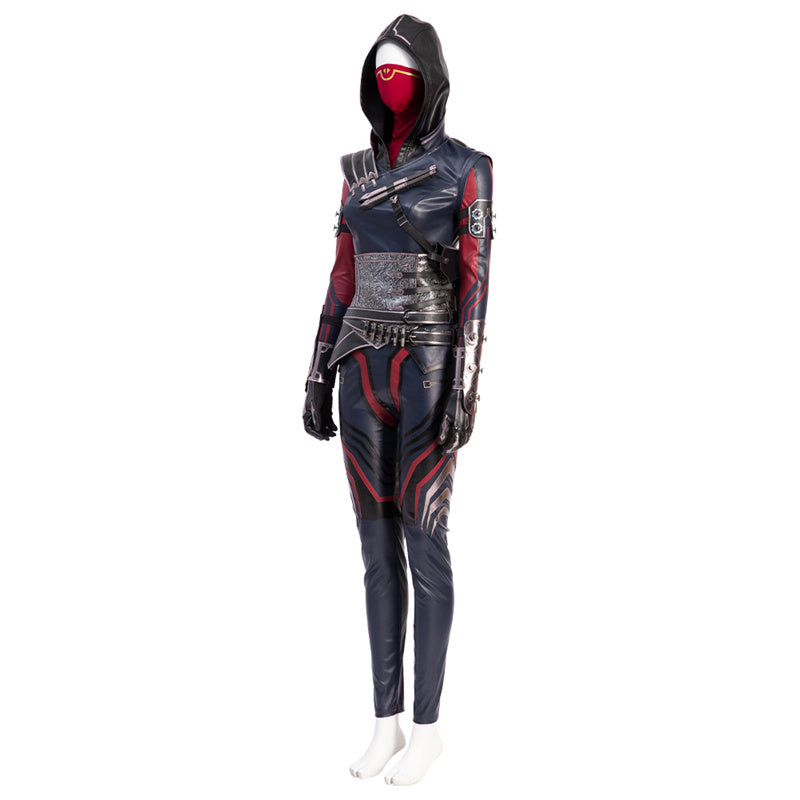 APEX Legends S13 Wraith Rift Stalker Cosplay Costume Game Evil Spirit Skin Suit
