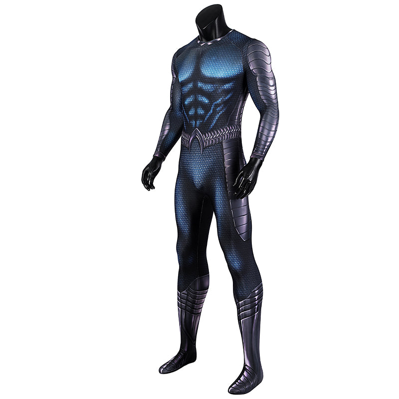 Aquaman 2 Costume Arthur Curry Cosplay Superhero Jumpsuit With Sole
