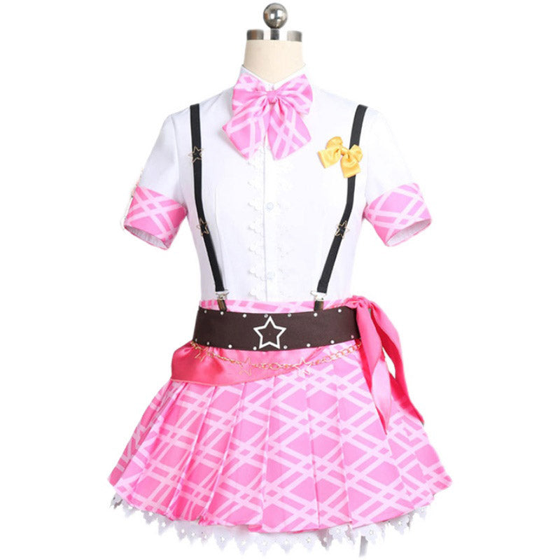 BanG Dream Poppin'Party Arisa Ichigaya Cosplay Costume Honey Dress