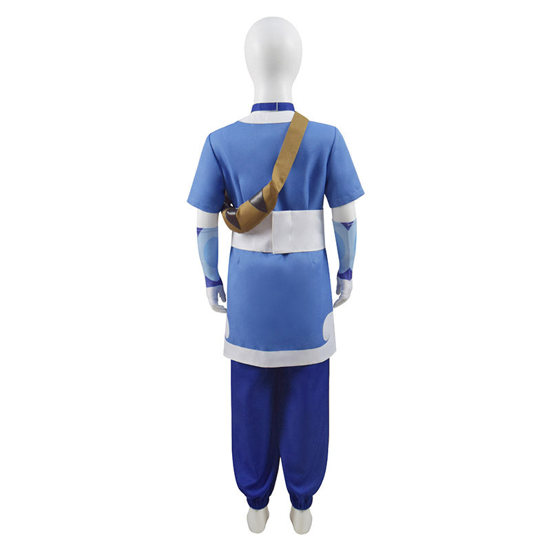 Avatar: The Last Airbender Kids Costume Katara Cosplay Halloween Carnival Suit