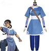 Avatar: The Last Airbender Cosplay Katara Cosplay Costume Blue Dress Full Set Outfit