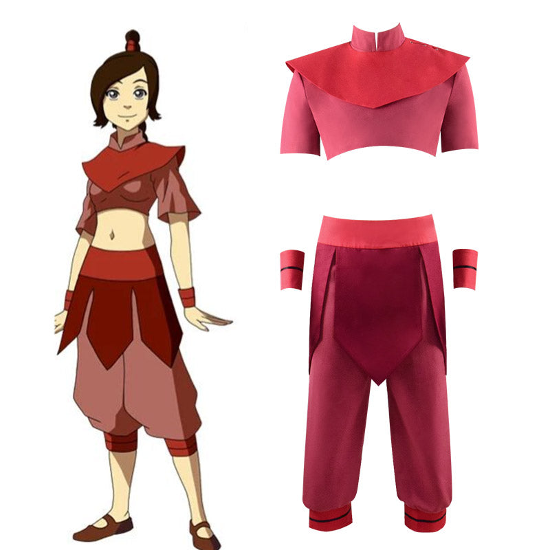 Avatar: The Last Airbender Ty Lee Cosplay Costume Kungfu Outfit For Sale