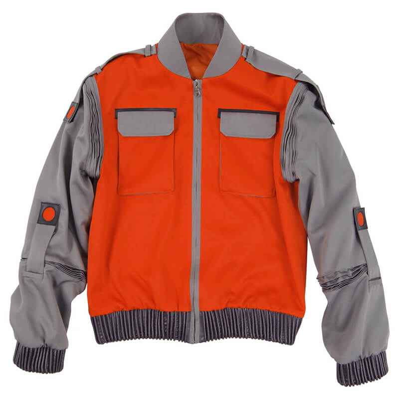 Back To The Future Marty McFly Frock Jacket Cosplay CostumeFor Sale Adults
