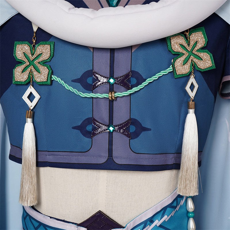 Genshin Impact Baizhu Cosplay Costume Game Genshin Man Uniform Halloween Party Suit
