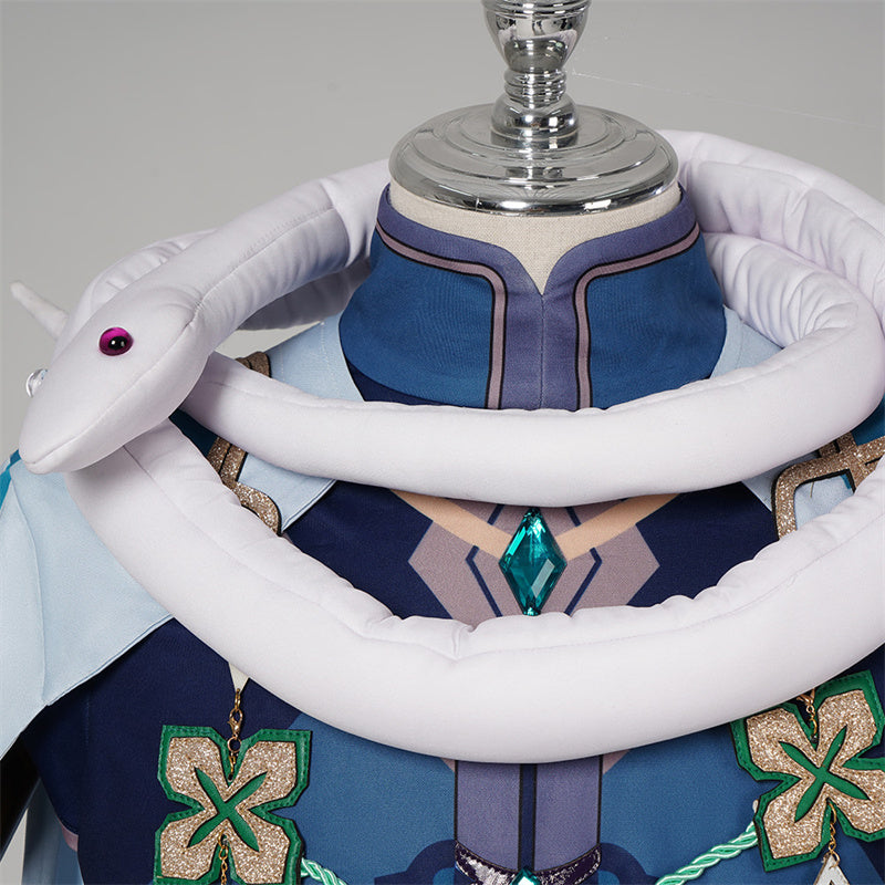 Genshin Impact Baizhu Cosplay Costume Game Genshin Man Uniform Halloween Party Suit
