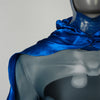 Bat-man Hush Cosplay Costume Superhero Batman Blue Jumpsuit Cape Mask