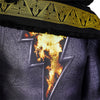Black Adam Costume Movie Teth-Adam Cosplay Suit Black Superhero Jumpsuit With Cloak