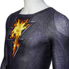 Black Adam Costume Movie Teth-Adam Cosplay Suit Black Superhero Jumpsuit With Cloak