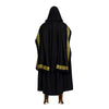 Black Adam Costume Movie Teth-Adam Cosplay Suit Black Superhero Jumpsuit With Cloak