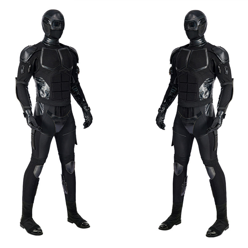 2023 The Boys Season 4 Black Noir Cosplay Costume Superhero Black Jump ...