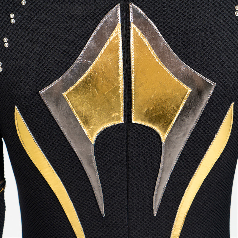 Black Panther 2 Shuri Cosplay Costume Shuri Battle Suit Supergirl Black Jumpsuit Halloween Outfit