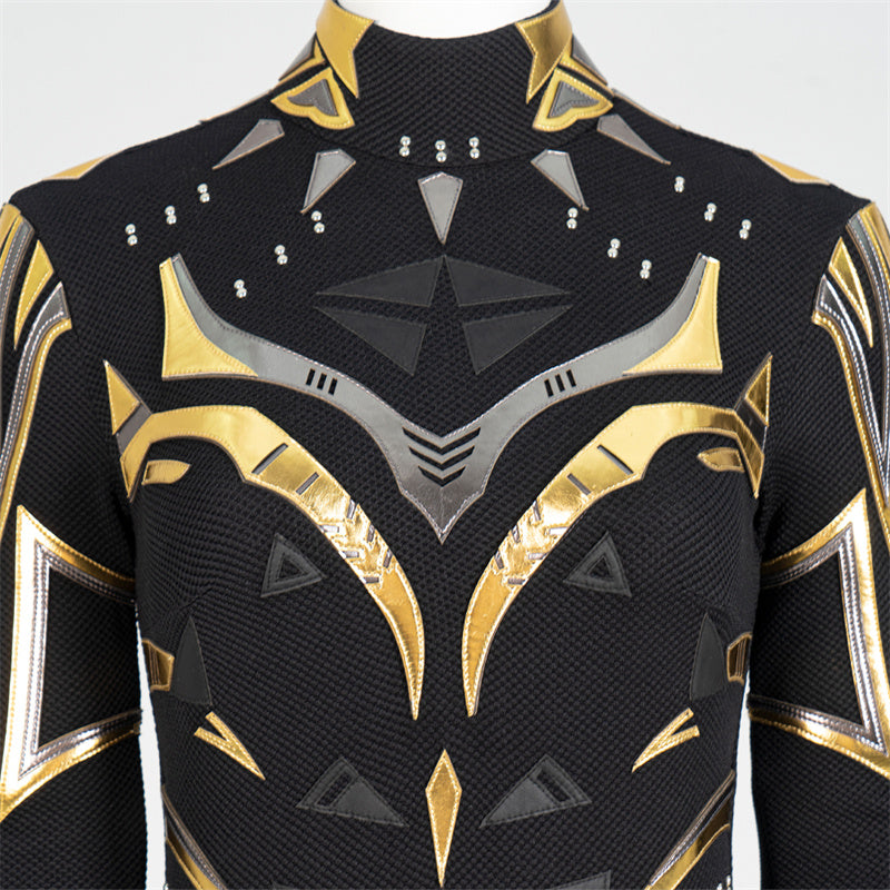 Black Panther 2 Shuri Cosplay Costume Shuri Battle Suit Supergirl Black Jumpsuit Halloween Outfit