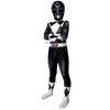 Kids Power Rangers Costume Black Ranger Cosplay Suit Mask Zentai Bodysuit