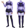 Blackfire Costumes Superhero Starfire Bodysuit Jumpsuit Zentai Lycra Cosplay Outfit