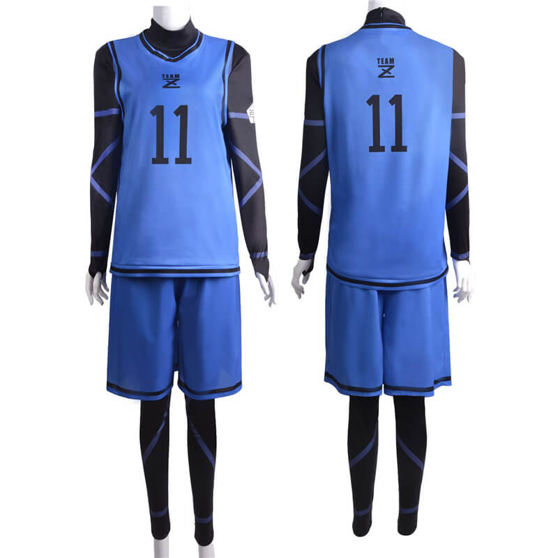 Blue Lock Cosplay Uniform Isagi Yoichi Cosplay Football Costume ACcosplay