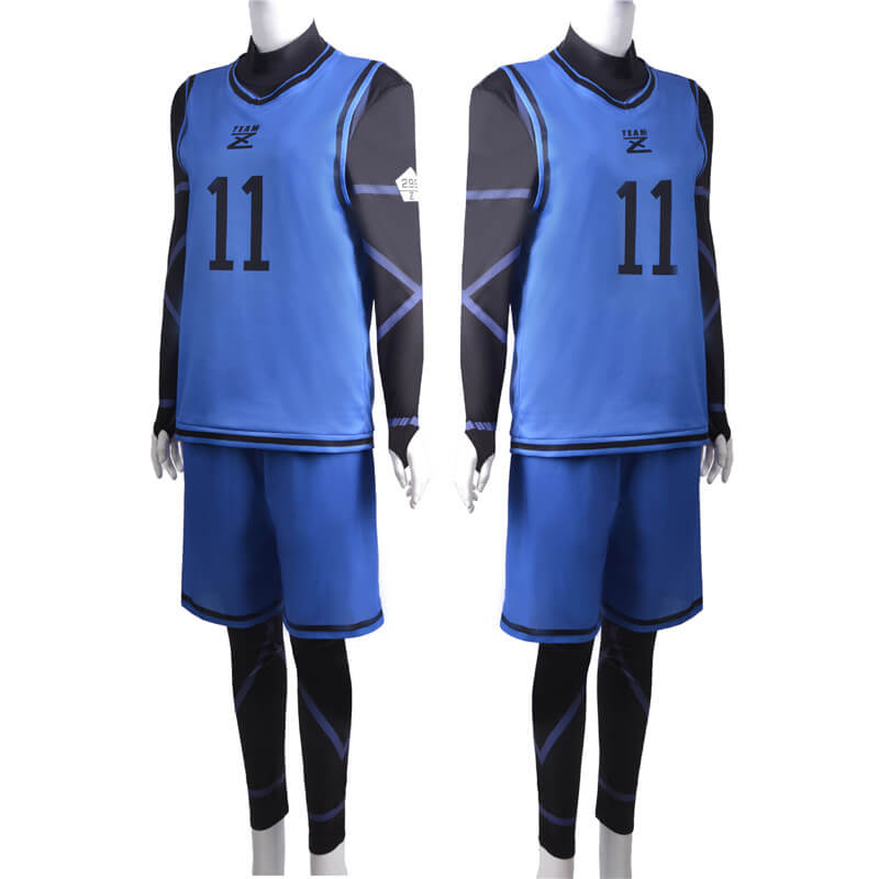  Blue Lock Cosplay Costume Outfit Uniform Football