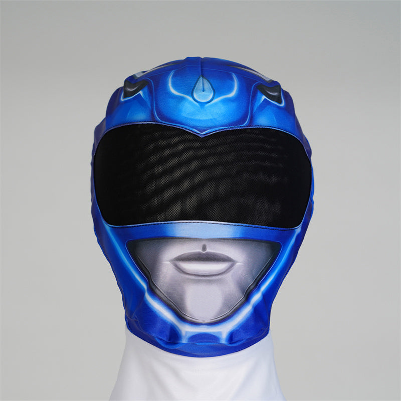 Mighty Morphin Power Rangers Cosplay Blue Ranger Costume Triceratops Ranger Halloween Jumpsuit