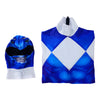 Mighty Morphin Power Rangers Cosplay Blue Ranger Costume Triceratops Ranger Halloween Jumpsuit