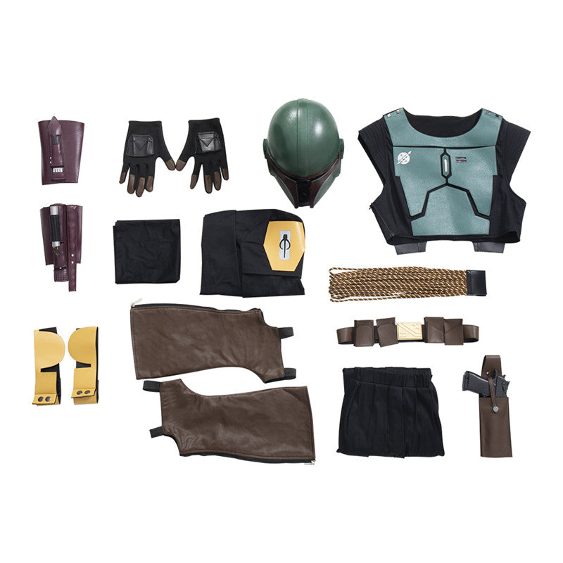 Mandalorian Boba Fett Cosplay Costume Halloween Carnival Outfits For Men