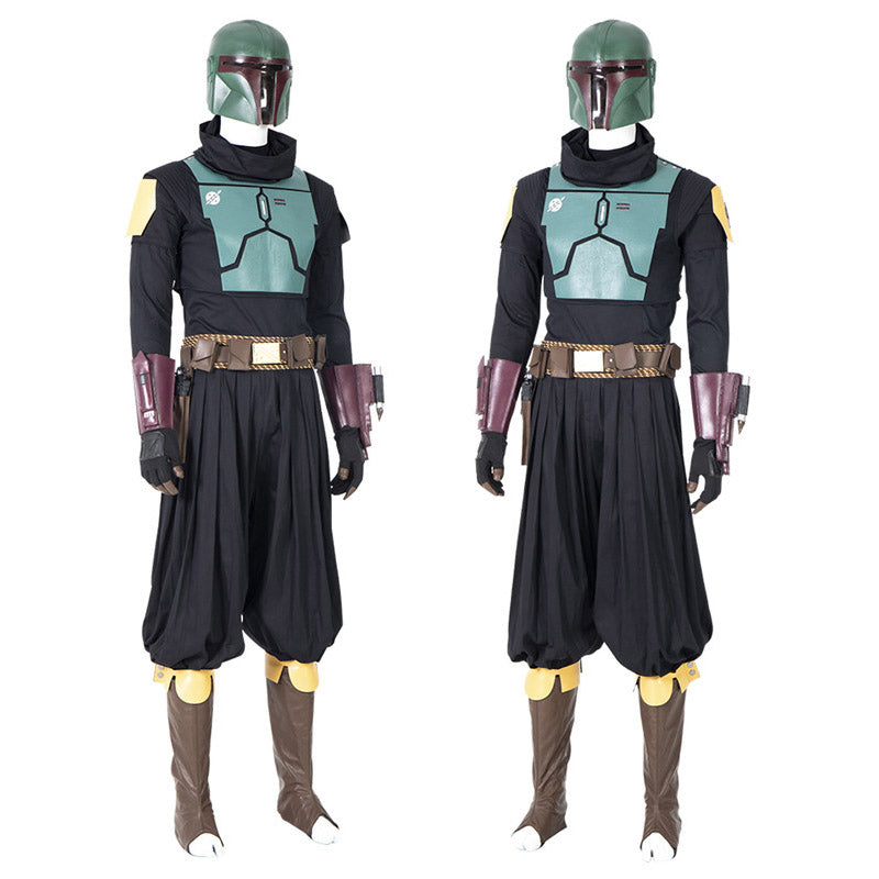 Mandalorian Boba Fett Cosplay Costume Halloween Carnival Outfits For Men