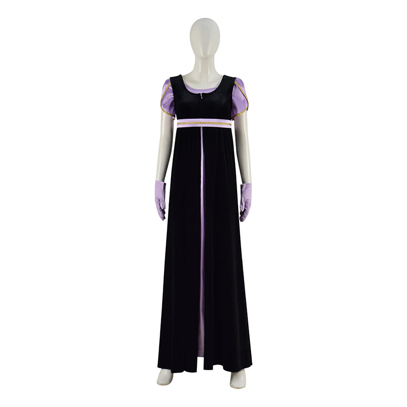 Disney New Movie Wish Asha Princess Girls Costume Fancy Vestidos Party  Dress Purple Dress Cosplay Halloween Clothes