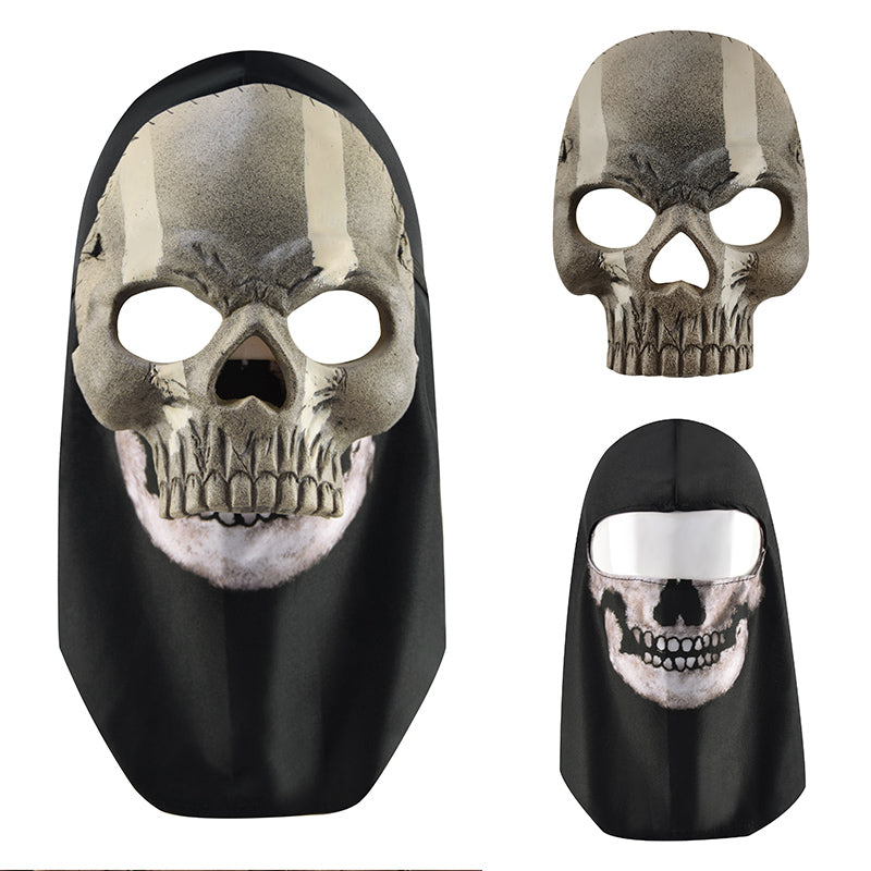  Unisex Ghost Skull Full Face Mask Cosplay Halloween