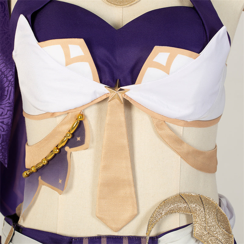 Genshin Impact Candace Cosplay Costume Gameplay Women Sexy Battle Suit Fancy Uniform
