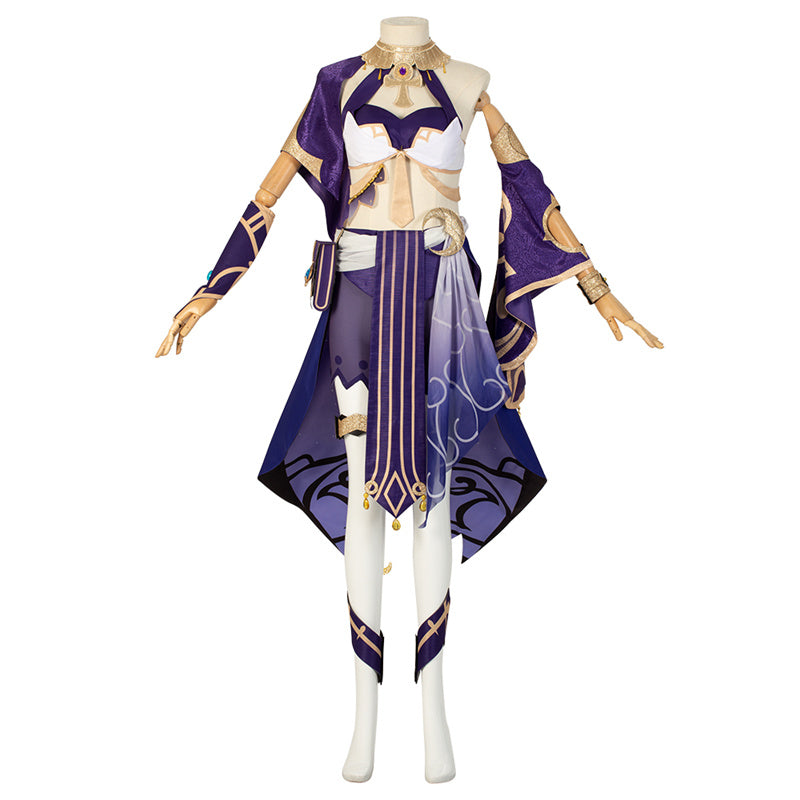 Genshin Impact Candace Cosplay Costume Gameplay Women Sexy Battle Suit Fancy Uniform
