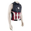 Captain America Costume Civil War Cosplay Superhero Jumpsuit Steven Rogers Battle Suit